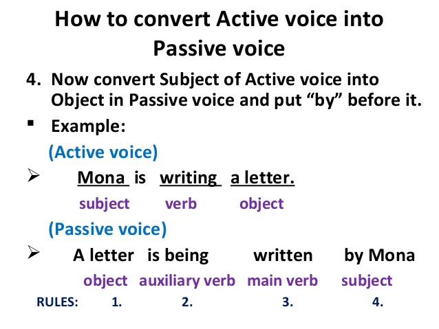 passive voice to active voice converter
