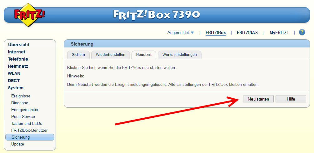 fritz box 7270 patch